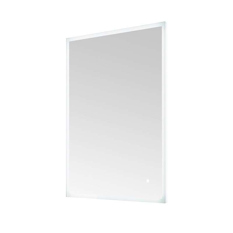 Silver Rectangular LED Lighted Bathroom Vanity Mirror 20" x 32"