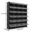 Armoire de rangement pour chaussures 96 paires, étagère à chaussures portable avec porte, grandes tablettes amovibles pour le bricolage