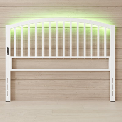 Farmhouse Arched Slat Metal Headboard