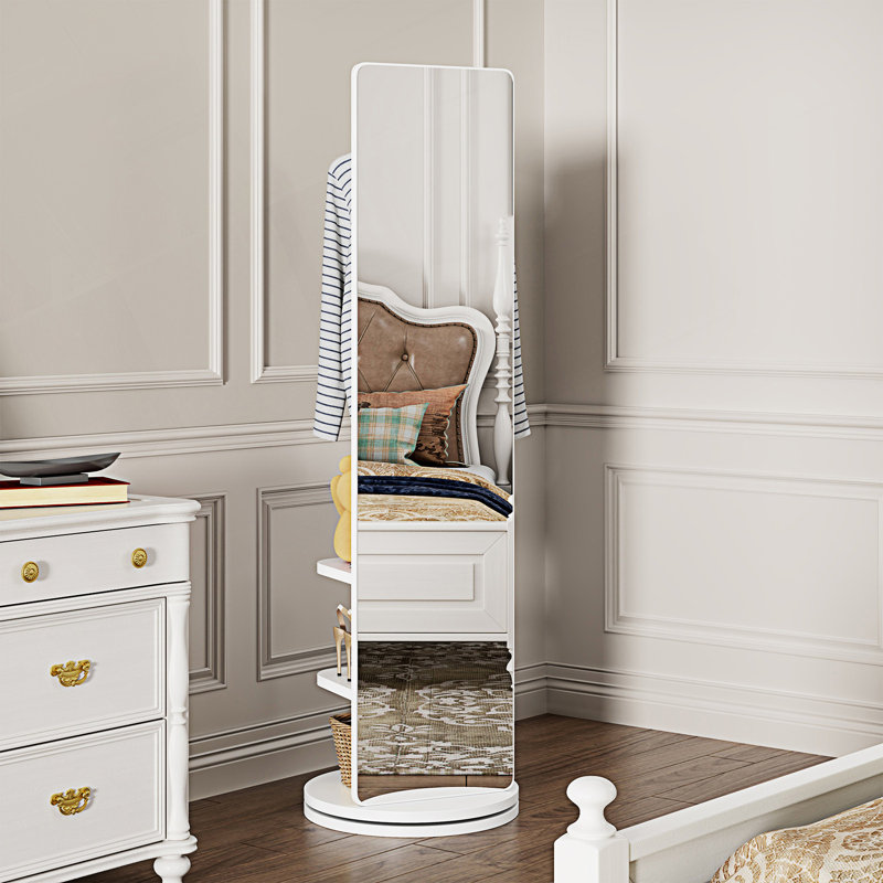 Large Full-Length Mirror, White