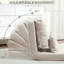 Lit de maison pliant et tapissier: revêtement de chaise en lin beige réglable