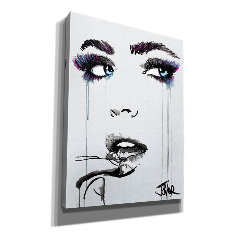 «Say You Will» par Loui Jover, art mural sur toile, H 16 po x l 12 po