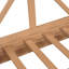 Cadre de lit suspendu en bois d'acacia pour lit de patio simple avec balançoires de 16,4 pi pour jardin et cour-277238868