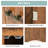 Brown Triangle Bathroom Cabinet With Adjustable Shelves, High - Quality , Metal Hardware, Easy To Install, Suitable For Small Bathrooms Floor Color, Board, Large Storage, Maintain