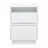 Rotatable Nightstand Table With 2 Drawers-1371068282