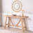 Farmhouse A- Frame Wood Console Table, 58.5"