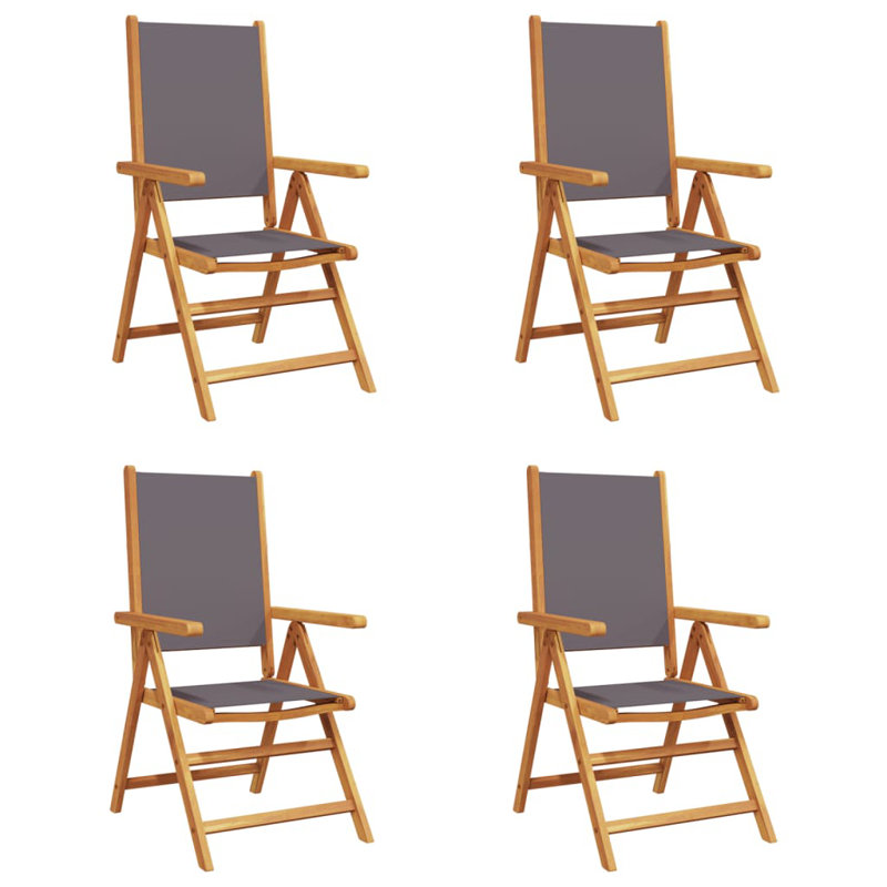 Sabbattus Patio Dining Accent Chair, Anthracite