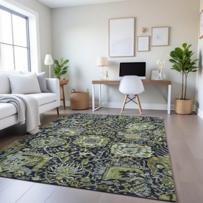 Tapis damassé Sykora AMF1320 de qualité supérieure lavable à la machine