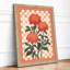 Three Gerbera Daisies Botanical - Framed Print-533233661-533233660