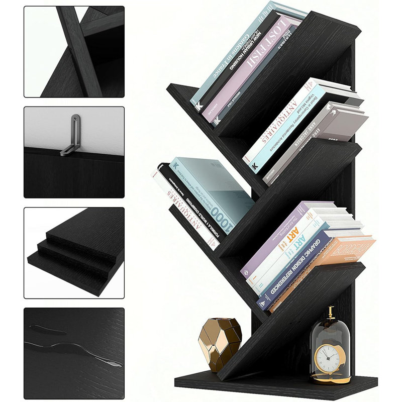 60cm H x 30cm W Bookcase, Black