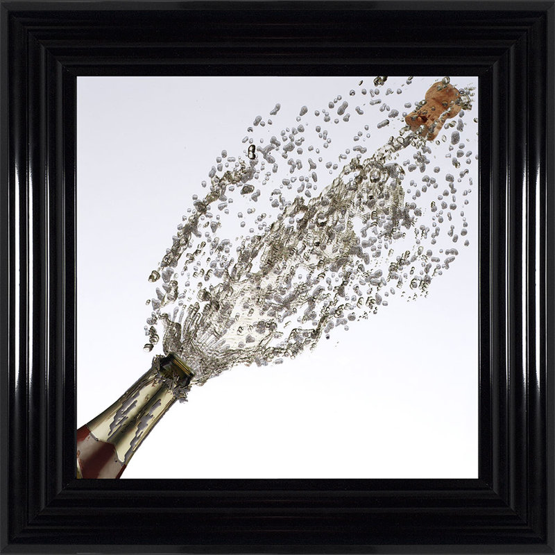 Single Picture Frame Print, 55cm H x 55cm W, Black Framed