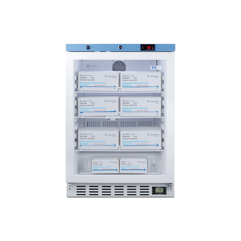 EQtemp 24" Wide Built-In Healthcare Refrigerator, Right Hand Swing
