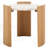 Kynisha Travertine Accent Table
