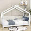 Lit plateforme simple avec tête de lit et pied de lit Nikep-87375569