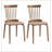 Solid Wood Slat Back Windsor Chair
