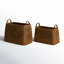 Handmade Seagrass Basket With Handles - Set of 2