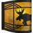 Rustic Lodge Flush Mounted Sconce