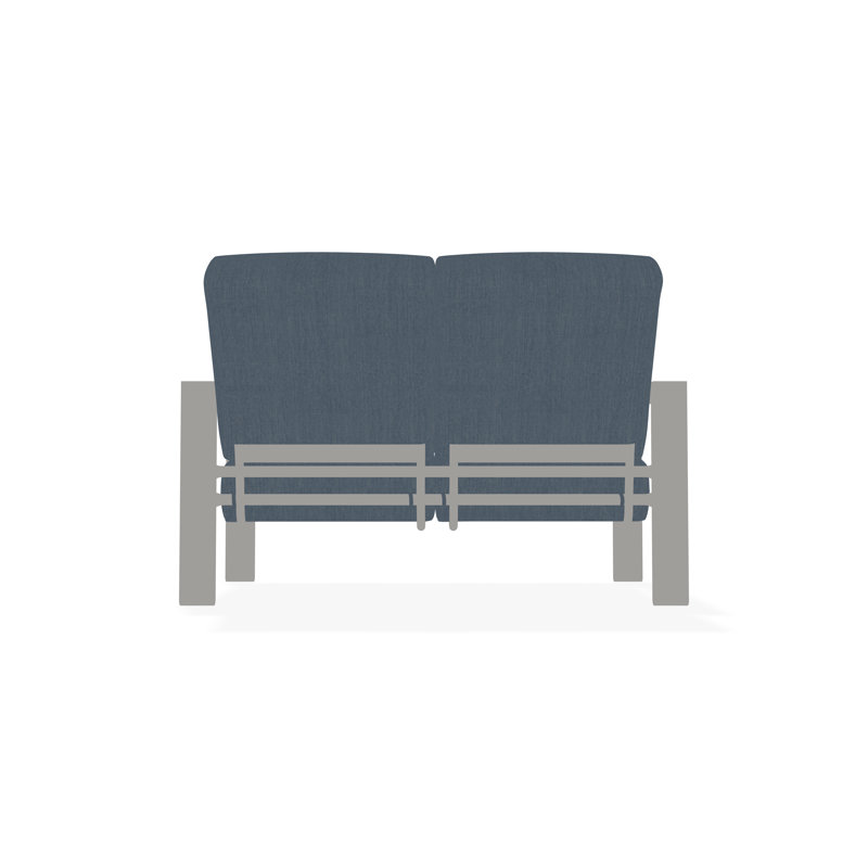 Causeuse Larssen, Toile brume, Neige
