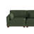 Maelina 4 - Piece Upholstered Green Corduroy Modular Sectional Sofa with Pillow Back and Solid Wood Legs-244594880-244594891