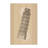 Machine Washable Orsolya Pisa Leaning Tower Classic Striped Rug in Beige – Beige Binding-93195005