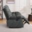 Ensemble de salon inclinable manuel en microfibre 3 pièces - 2 fauteuils inclinables et canapé-1729928396