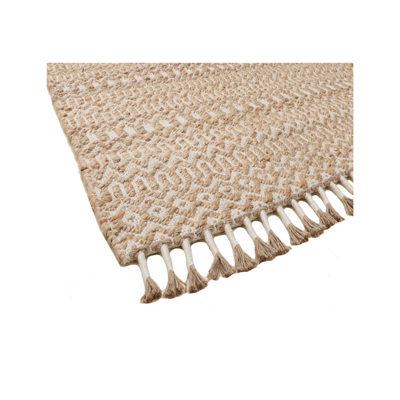 Costa Jute / Sisal Area Rug in Natural/Ivory, Rectangle 12' x 15'