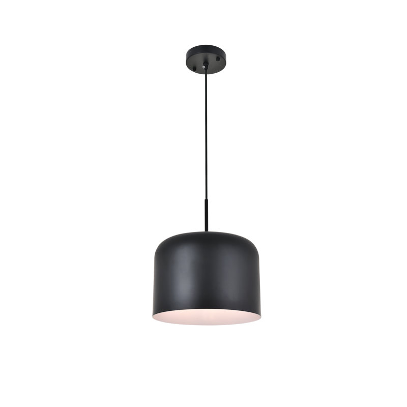 Gordonville 1 - Light Single Pendant, Black