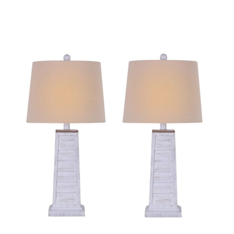 Azhineh Table Lamp, Oatmeal, Antique White