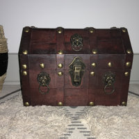 World Menagerie Antique Pirate Treasure Chest Decorative Box
