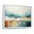 White Floater Framed