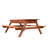 Cedar Picnic Table With Large Storage Compartment