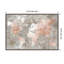 «Celestial World Map» par Isabelle Z, reproduction d'art graphique sur toile flottante