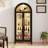 68" Tall Arched Storage Display Cabinet-2133944933