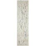 Dermando Hand Knotted Wool Abstract Area Rug