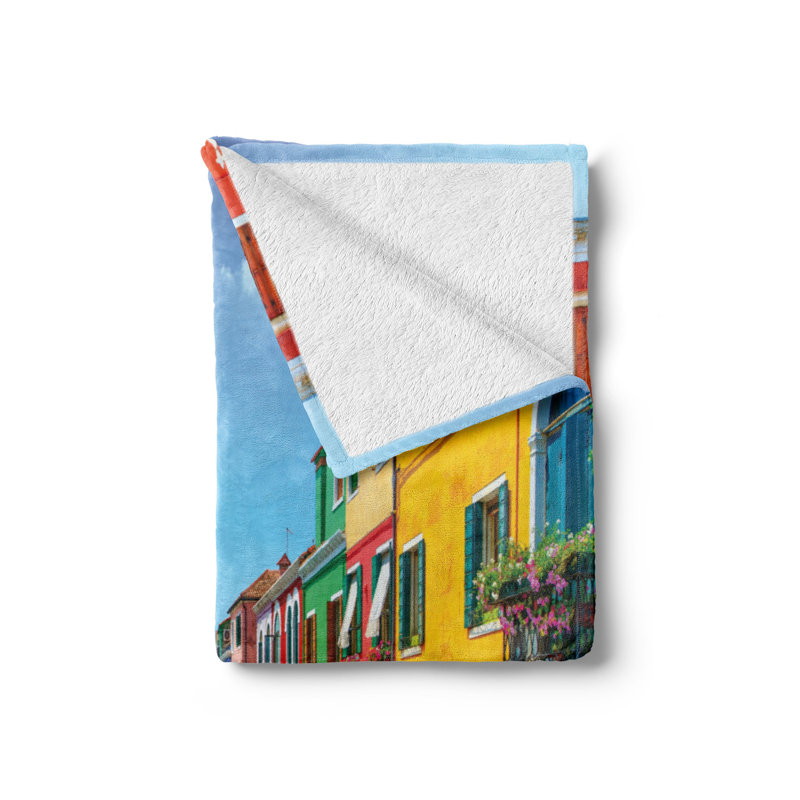 Hand Woven Throw Blanket, 70" x 90"