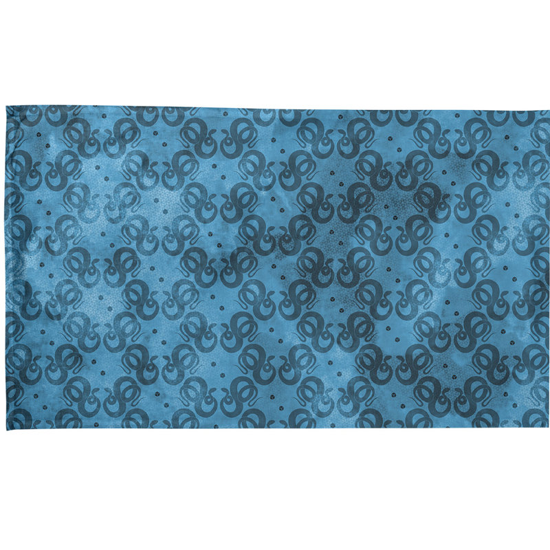 Tea Towel Kitchen Towel, Poly Twill, Blue