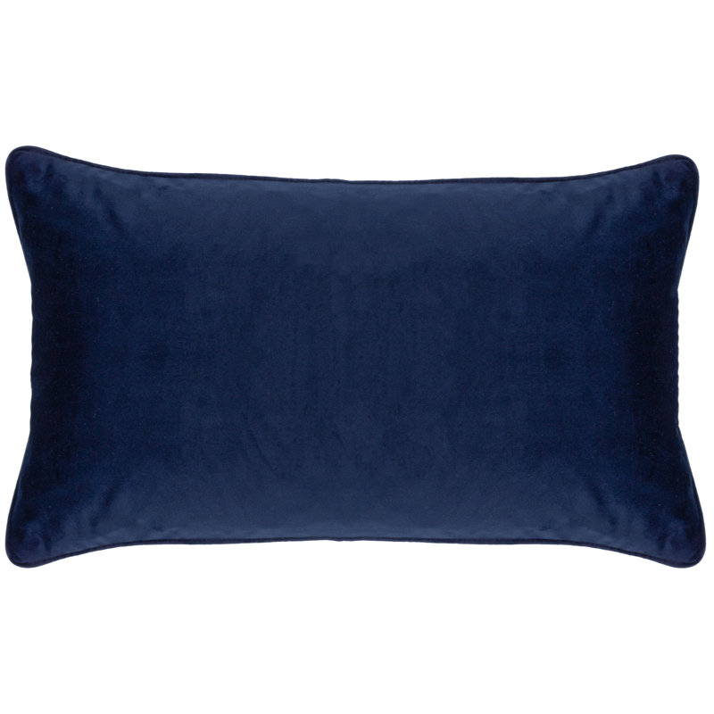 Floral Rectangular Lumbar Cushion, Saffron, Feather