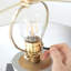 Lampe de table - Matériau en ciment et en métal