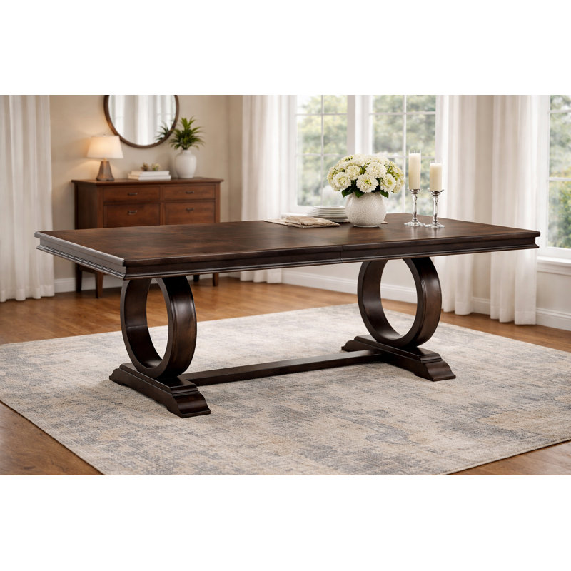 Alejandrino 75.5"- 95.5" Extendable Dining Table