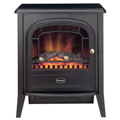 Dimplex Club Optiflame Electric flame effect Stove with 2kW heater and remote control, 51cm W