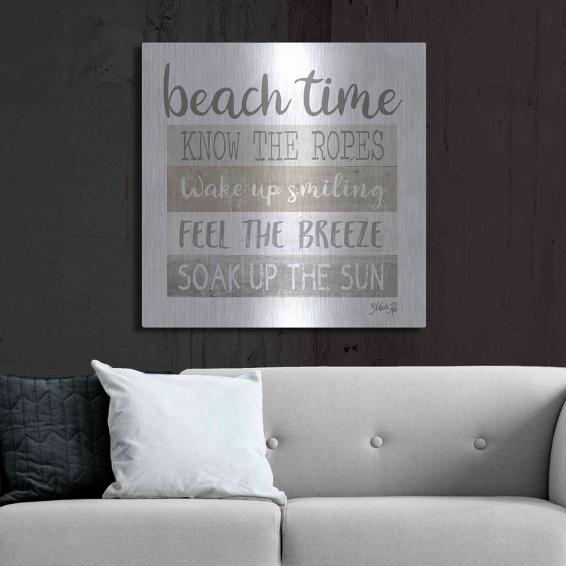 «Beach Time» par Marla Rae, H 36 po x l 36 po