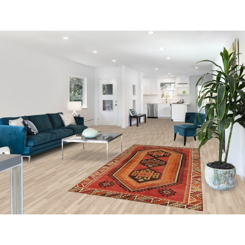 Tapis traditionnel géométrique 4 x 8