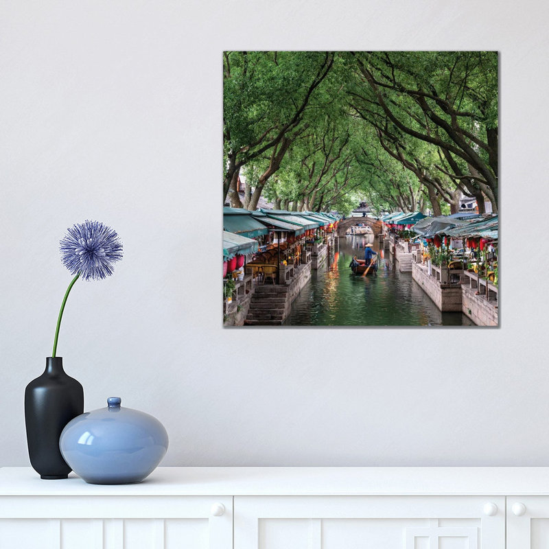 Tongli Water Town Near Suzhou, China by Jan Becke - Wrapped Canvas Print, 45.72 cm H x 45.72 cm W