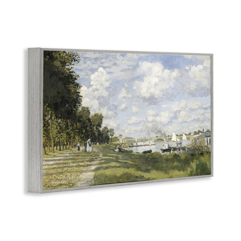 Giclée classique Monet Bassin d'Argenteuil par one1000paintings, Estampe numérique Farmhouse, H 20 po x l 30 po