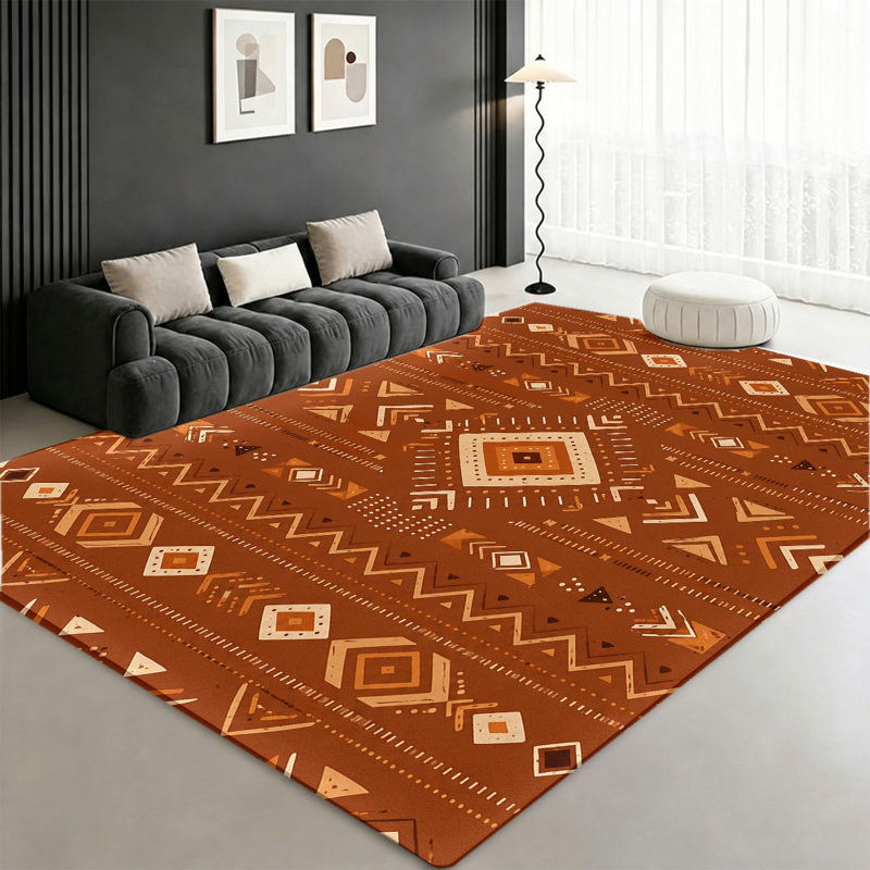 Tapis Boho, Rectangle 8 pi 2 po x 5 pi 11 po (250 x 180 cm)