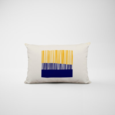 Polyester / Mélange de polyester Housse de coussin rectangulaire intérieure / extérieure lombaire et insert