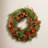 The Holiday Aisle® Decorative Collection Christmas Red Mixed Wreath with Battery Operated Lights-1765208431