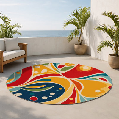 Tapis intérieur et extérieur Snappy Curl