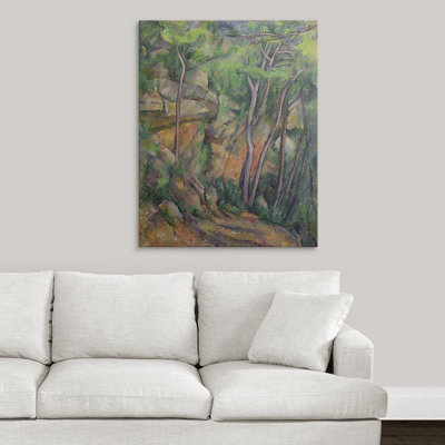 Paul Cezanne " In The Park Of Chateau Noir, C.1896 99 " by Paul Cezanne