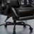 Black High-Back Ergonomic Chair With Footrest And Lumbar Support, Height Adjustable And Reclining, Suitable For Home Office Use.-1573549743-1573549741